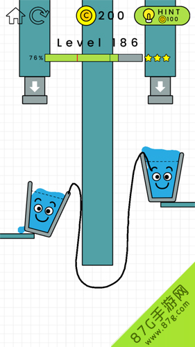 HappyGlass第186关怎么过 快乐玻璃杯第186关图文攻略