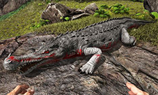 方舟生存进化帝王鳄恐龙情报录 强大的沼泽肉食生物