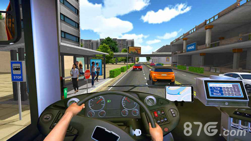巴士模拟器2018年：城市驾驶截图1