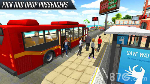 巴士模拟器2018年：城市驾驶截图5