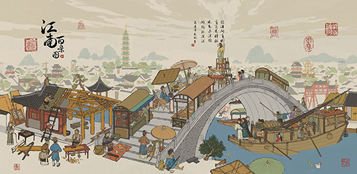 江南百景图苏州运输图片