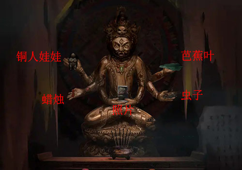 纸嫁衣神像怎么摆 神像摆放顺序攻略