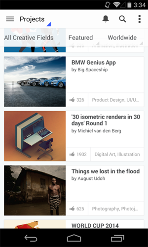 Behance安卓版截图3