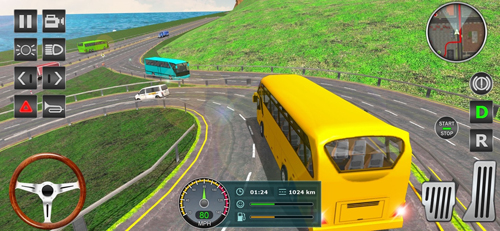 真实公交车模拟3D中文版截图1