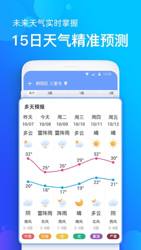 手机天气预报app截图3