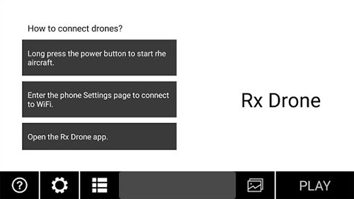 RXDrone安卓版软件功能