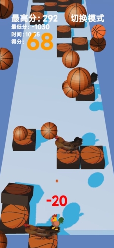 踩鸡篮球游戏宣传图
