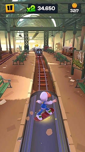 地铁跑酷滑板英雄安卓版截图3