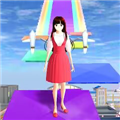 動漫女高中生跑酷3D