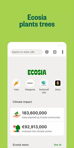 Ecosia浏览器app截图5