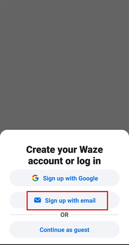 waze导航app怎么注册3