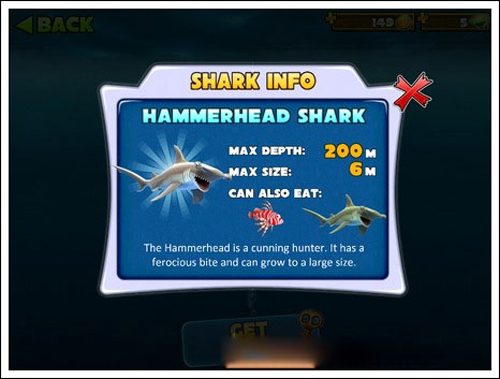 饥饿鲨进化999999钻无限金币最强鲨鱼排名3