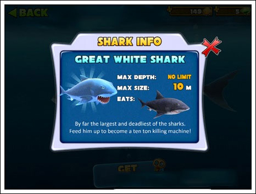饥饿鲨进化999999钻无限金币最强鲨鱼排名5