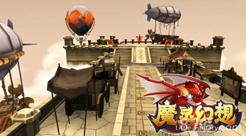 图2.游戏內实景截图之主城