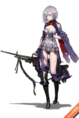 少女前线MG5大破