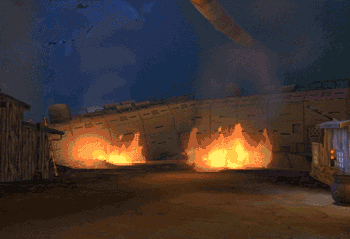 甲铁城的卡巴内瑞《不再逃避的战斗》中美轮美奂的游戏场景实拍