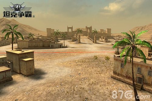 3D坦克争霸2荒漠古镇