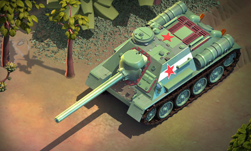 我的战争SU-100坦克歼击车