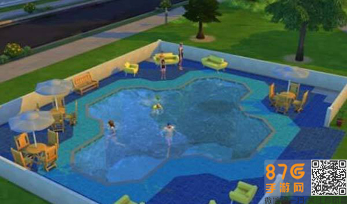 模拟人生免费版怎么建泳池