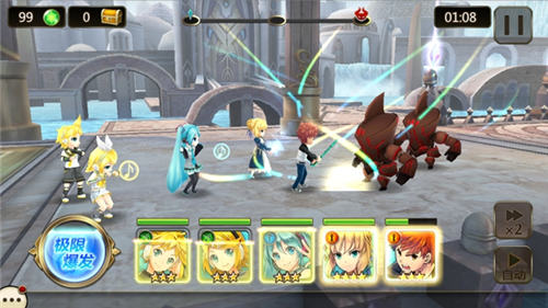 通过联动玩家可以收集各大动漫人物在游戏中集结