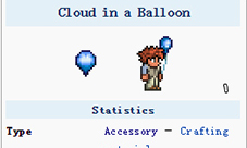 泰拉瑞亚云气球怎么获得 云气球有什么用