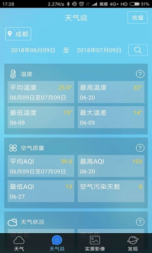 和天气app截图2