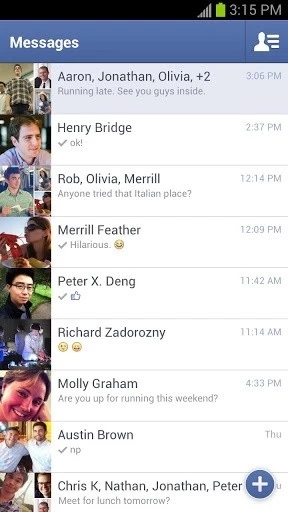 Messenger app截图1