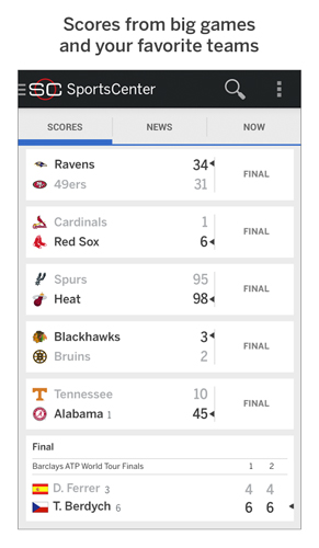 ESPN比分中心app截图4