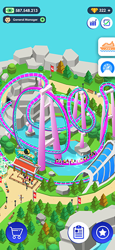 Idle Theme Park截图1
