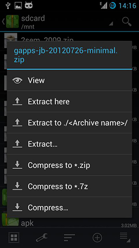 ZArchiver解压缩工具旧版本截图1