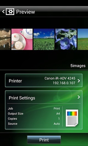 佳能移动打印app截图1