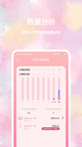 大姨妈日历app截图1