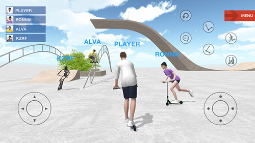 滑板车模拟截图1