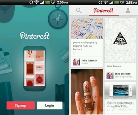 Pinterest app图片