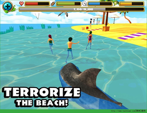 鲨鱼模拟器游戏截图3