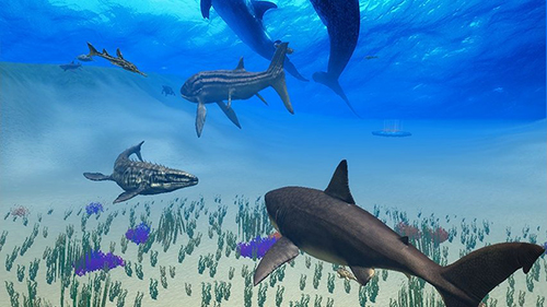 巨齿鲨模拟器无限金币版游戏截图1