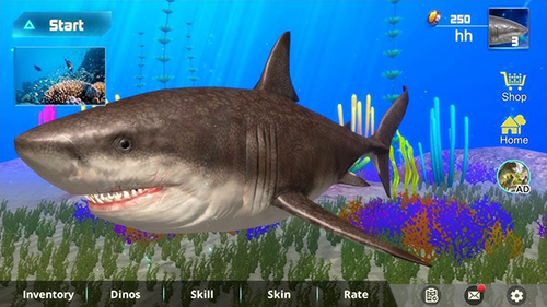 巨齿鲨模拟器无限金币版游戏截图3