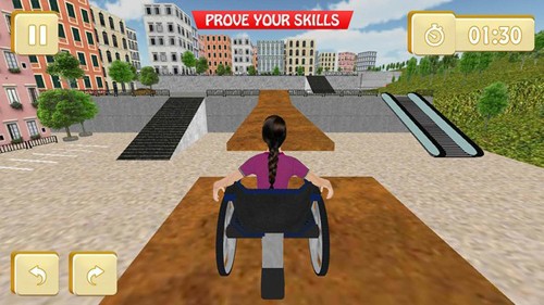 轮椅停车模拟截图4