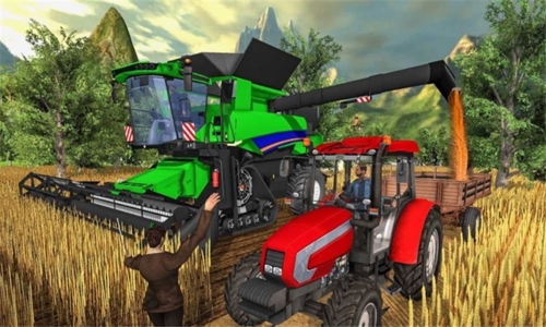 模拟拖拉机农场游戏宣传图