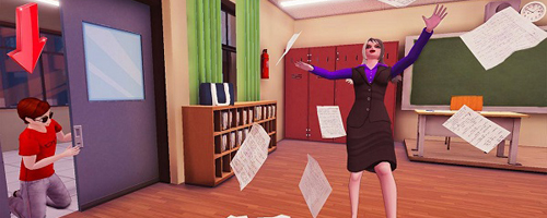 动漫惊悚学校教师3D游戏优势