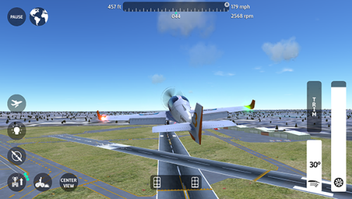 3,随着任务的完成玩家可以进行更多不同飞机的驾驶进行游戏体验