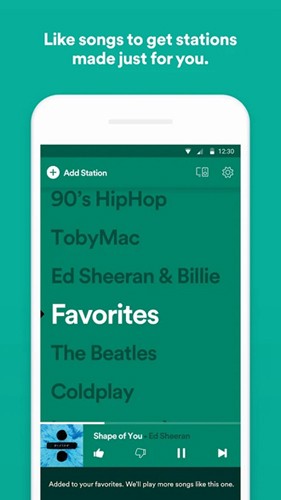 Spotify Stations app截图2