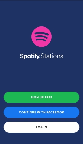 Spotify Stations app宣传图