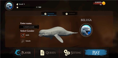 白鲸模拟器无限金币钻石版截图2