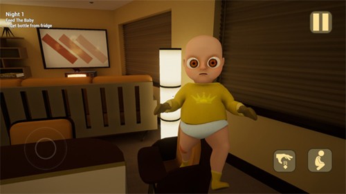 恐怖婴儿（黄衣婴儿）模拟器截图4
