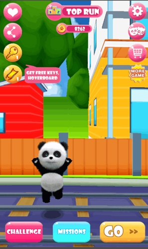 熊猫跑酷宣传图