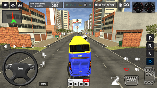 马来西亚巴士模拟器手机版游戏特色