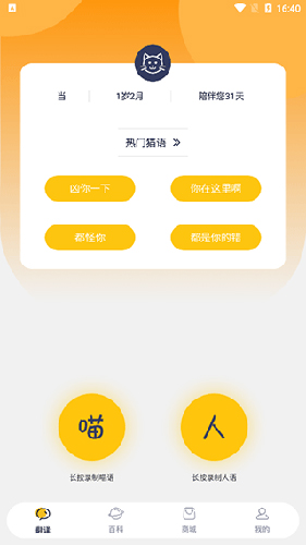 猫语猫咪翻译器app使用指南2