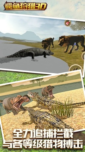 鳄鱼狩猎3D安卓版截图2