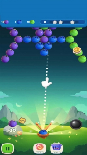 水果气泡喷射器游戏宣传图